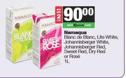 Namaqua Blanc De Blanc,Lite White Johannisberger Red,Sweet Red,Dry Red Or Rose-For 2 x 1L