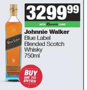 Johnnie Walker Blue Label Blended Scotch Whisky-750ml