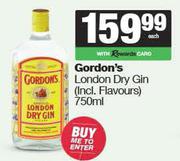 Gordon's London Dry Gin-750ml