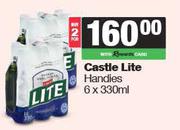 Castle Lite Handies-For 2 x 6 x 330ml