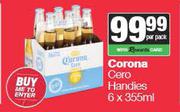 Corona Cero Handies-6 x 355ml