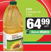 Spar Sunflower Oil-2Ltr