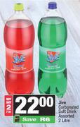 Jive Carbonated Soft Drink Assorted-For Any 2 x 2Ltr
