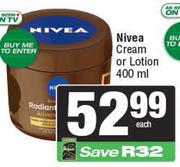 Nivea Cream Or Lotion-400ml