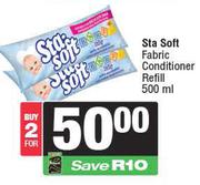 Sta Soft Fabric Conditioner Refill-For 2 x 500ml