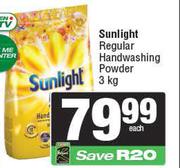Sunlight Regular Hand Washing Powder-3Kg