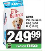 Spar Pro Balance Dog Food-8Kg/6Kg