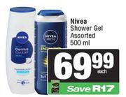 Nivea Shower Gel Assorted-500ml