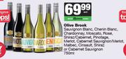 Olive Brook Sauv,Chenin,Chardonnay,Moscato,Rose,Merlot,Cinsault,shiraz Or Cabernet Sauvignon-750ml