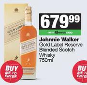 Johnnie Walker Gold Label Reserve Blended Scotch Whisky-750ml