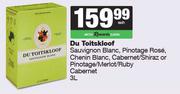 Du Toitskloof Sauv Blanc,Pinotage Rose,Chenin,Cabernet/Shiraz Or Pinotage/Merlot/Ruby-3L