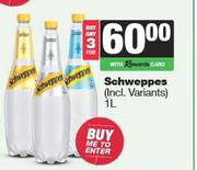 Schweppes-For 3 x 1L