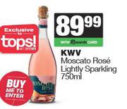 KWV Moscato Rose Lightly Sparkling-750ml