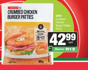 Spar Crumbed Chicken Burger Patties-520g