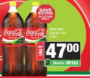 Coca Cola Regular Only-For 2 x 2L