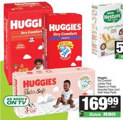 Huggies Dry Comfort Jumbo Pack Diapers Or Pants Assorted Sizes