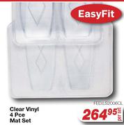 Autokraft Universal Seat Covers Clear Vinyl 4 Pce Mat Set FED.LS2006CL-Per Set