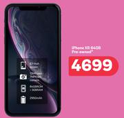 Apple iPhone XR 64GB Pre Owned