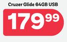 Sandisk Ultra Cruzer Glide USB Flash Drives 64GB