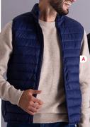 Men's Basic Sleeveless Puffer Jackets From (XS-XXL)-Each