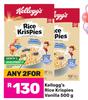 Kellogg's Rice Krispies Vanilla-For 2 x 500g