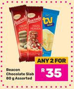 Beacon Chocolate Slab Assorted-For 2 x 80g