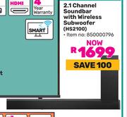 Hisense 2.1 Channel Soundbar With Wireless Subwoofer 850000796