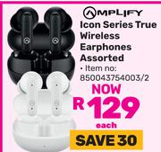 Amplify Icon Series True Wireless Earphones Assorted 850043754003/2