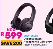Soundcore Q11i Bluetooth Headphones Dark Grey 850027891