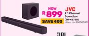 JVC 2.1 Channel Soundbar TH-N333B 850000301