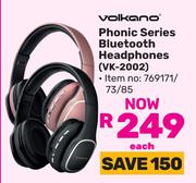 Volkano Phonic Series Bluetooth Headphones VK-2002 769171/73/85