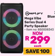 Amplify Mega Vibe Series Dual 4 Party Speaker 850008343