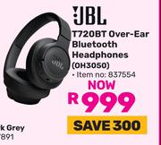 JBL T720BT Over Ear Bluetooth Headphones OH3050 837554