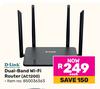 D-Link Dual band WiFi Router AC1200 850036363