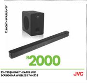 JVC Wireless Home Theatre Soundbar THN239 23-799
