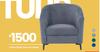 Tulip 1 Div Couch L/Suite 9-1113