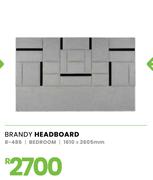 Brandy Headboard 1610 x 2605mm 8-486