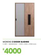 Moreno 2 Door Sliding 1235 x 450 x 2160mm 1-281