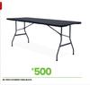 Black Catering Table 40-1222