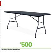 Black Catering Table 40-1222