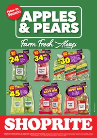 Shoprite Western Cape : Apples & Pears Promotion (27 April - 10 May 2026)
