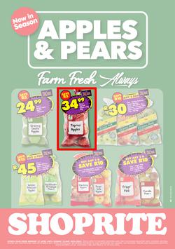 Shoprite Western Cape : Apples & Pears Promotion (27 April - 10 May 2026), page 1