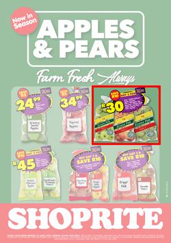Shoprite Western Cape : Apples & Pears Promotion (27 April - 10 May 2026), page 1