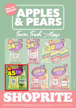 Shoprite Western Cape : Apples & Pears Promotion (27 April - 10 May 2026), page 1