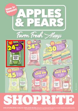 Shoprite Western Cape : Apples & Pears Promotion (27 April - 10 May 2026), page 1
