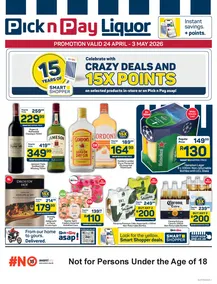 Pick n Pay : Celebrate With Crazy Deals (24 April - 03 May 2026)