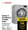 Bosch Series 4 Condenser Tumble Dryer 850007974