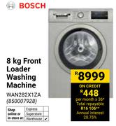Bosch 8Kg Front Loader Washing Machine WAN282X1ZA 850007928