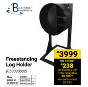 Blue Planet Freestanding Log Holder 850030082
