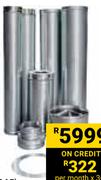 Megamster 125mm Standard Flue Kit 850029989